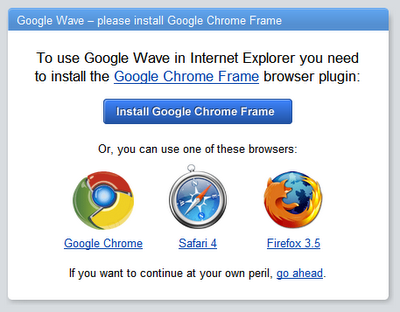 Google Chrome Frame