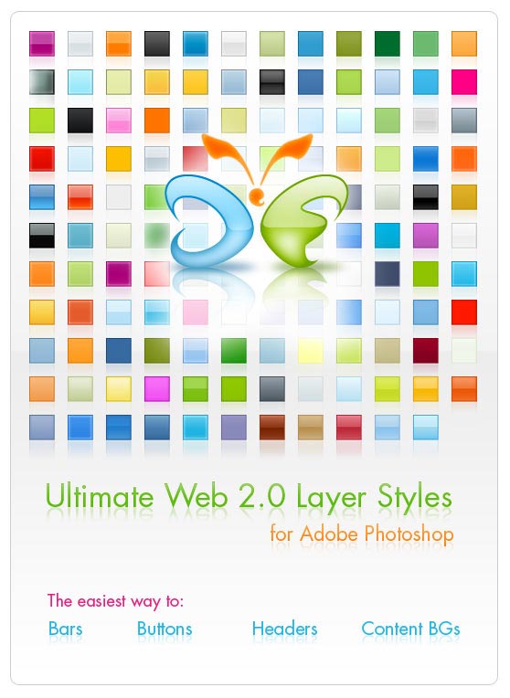 Ultimate Web 2.0 Layer Styles for Adobe Photoshop